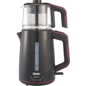Neon Çay Makinesi Siyah Violet