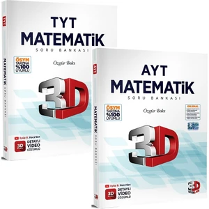 3D Yayınları TYT - AYT 2023 Matematik Soru Bankası