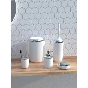 Lima Xl Krom Dekorlu Banyo Seti Beyaz