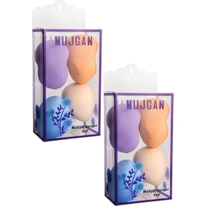 Mujgan 4'lü Kutulu Armut Sünger 2'li Set