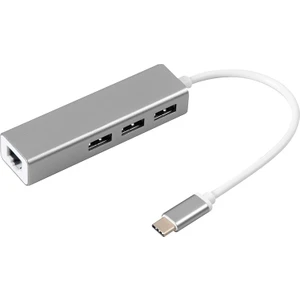 SL-UTY1010 Tpye-C To USB 3.0 * 3 Ports + RJ45 Gıgabıt Ethernet Hub