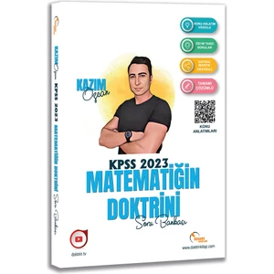 Doktrin Yayınları 2023 KPSS Matematik Doktrini Soru Bankası