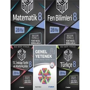 Tudem Yayınları 8. Sınıf 3 Boyut Set Hediyeli