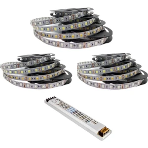 Yüksek Işık 15 Metre 3 Cipli  Şerit LED ve 20 Amper LED Trafosu Metrede 60 LED