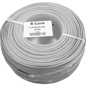 S-Link SL-CT2250 2+1 (2x0,50) 250M Cctv Kablo