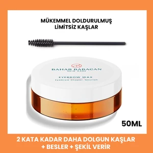 Bahar Babacan Kalıntı Bırakmayan Özel Dokulu Hacim Veren Kaş Sabitleyici Ve Şekillendirici Wax 50ml