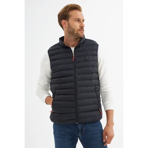 Erkek Slim Fit Şişme Yelek Lacivert - 305DNGR