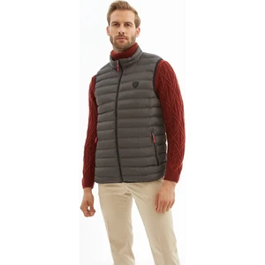 Erkek Slim Fit Şişme Yelek Antrasit - 305DNGR