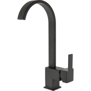 Siyah Baston Mutfak Eviye Batarya Şelale Tipi Akım