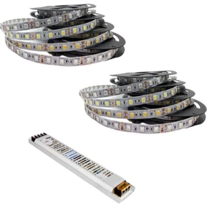 Yüksek Işık 10 Metre 3 Cipli  Şerit LED ve 12,5 Amper LED Trafosu Metrede 60 LED