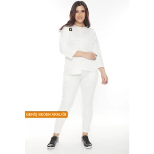 Lady Majestic Cotton 1. Kalite Büyük Beden Özel Tasarım Eşortman Takımı