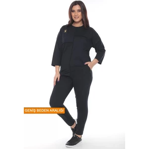 Lady Majestic Cotton 1. Kalite Büyük Beden Özel Tasarım Eşortman Takımı