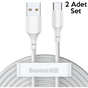 40W 2 Adet 1.5 Metre USB To Type C Şarj ve Data Kablosu, Ultra Hızlı Kırılmaz Kopmaz Kablo