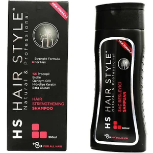 Hs Hair Style Qenzym Q10 Saç Besleyici Hidrolize Keratin Şampuan 300 ml