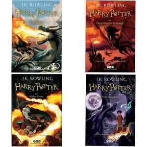 Harry Potter Anonim Yazar 4-7 Seti Ciltsiz 1000 Sayfa Yapı Kredi Yayınları