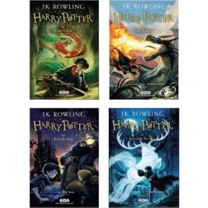 Harry Potter ve Felsefe Taşı - Sırlar Odası - Azkaban Tutsağı - Ateş Kadehi Harry Potter Set