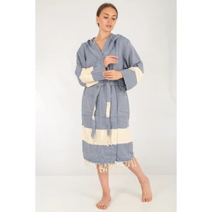 Buldan Concept Celena Peştemal Bornoz Mavi