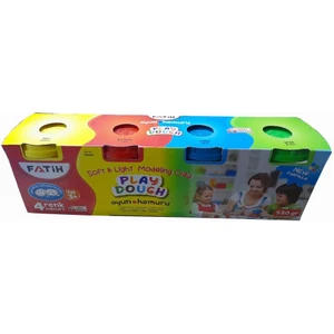 Oyun Hamuru 4 Lü Ana Renkler 520 gr Fatih Oyun Hamur Seti 4 Renk