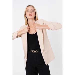 Kadın Bej Blazer Ceket