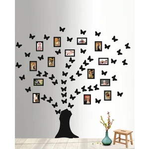 Ahşap Kelebek Soy Ağacı Resim Çerçeveli