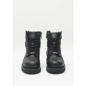 Harley Davidson Carter Black Deri Erkek Bot