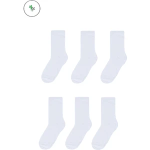 Mem Socks 6'lı Unisex Çocuk Bambu Soket Çorap