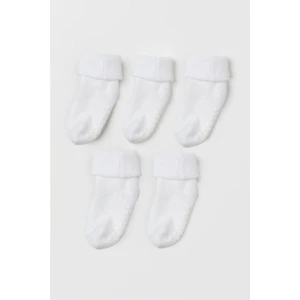 Mem Socks 5'li Kaydırmaz Havlu Çocuk Çorap