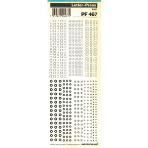Şekiller Transfer Şablon Pf 467 Letraset