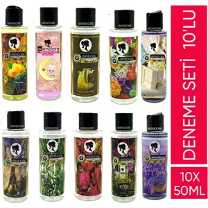 Sihirli Kokular Küre & Tüm Mak. Uyumlu Geniş Alan Koku Mak. Parfümü 10'lu Deneme Seti x 50ML