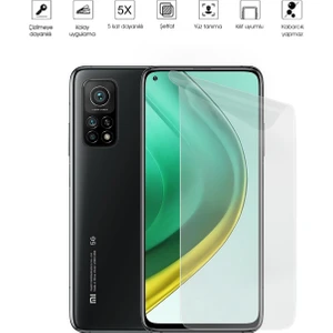 Kip GSM Xiaomi Mi 10T Pro 5g Ekran Koruyucu Tam Kaplayan Esnek Kırılmaz Nano Temperli