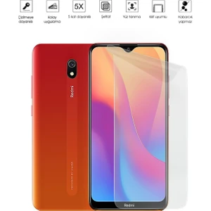 Kip GSM Xiaomi Redmi 8A Ekran Koruyucu Tam Kaplayan Esnek Kırılmaz Nano Temperli