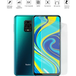 Kip GSM Xiaomi Redmi Note 9s Ekran Koruyucu Nano Temperli Esnek Koruma