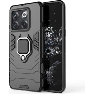 Oneplus Ace Pro - Oneplus 10T 5g Batman Serisi Yüzük Standlı Armor Kılıf - Siyah