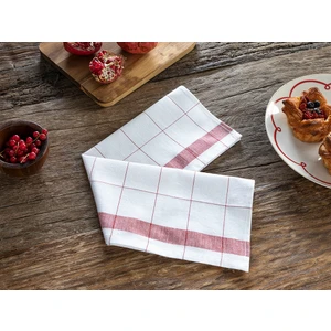 English Home Creamy Pamuk Kurulama Bezı 30 x 50 cm Kırmızı