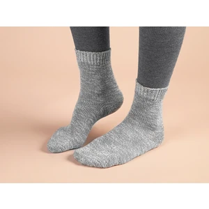 English Home Pastel Pamuk Kadın Uzun Konçlu Çorap 36-40 Gri