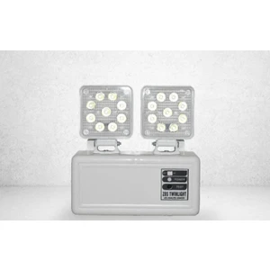 Acil Durum Aydınlatma Armatürü, 2X9F Ledli, Akülü