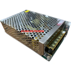 Ata Elektronik 120W 12 Volt 10 Amper Adaptör Metal Kasa Akım Koruma 12 Volt 10 Amper Akım Korumalı