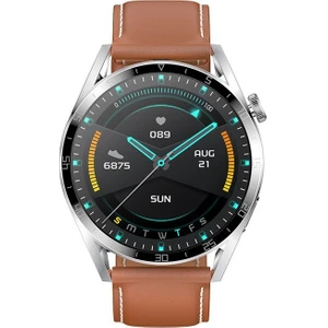 Watch G3 Pro Kahverengi Akıllı Saat Iphone ve Android Tüm Telefonlara Uyumlu