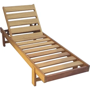 Form Outdoor Iroko Ahşap Şezlong