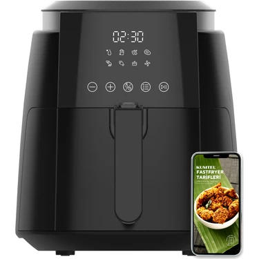 Kumtel Digital Fastfryer 5,5 L Haf-02(Yağsız Fritöz