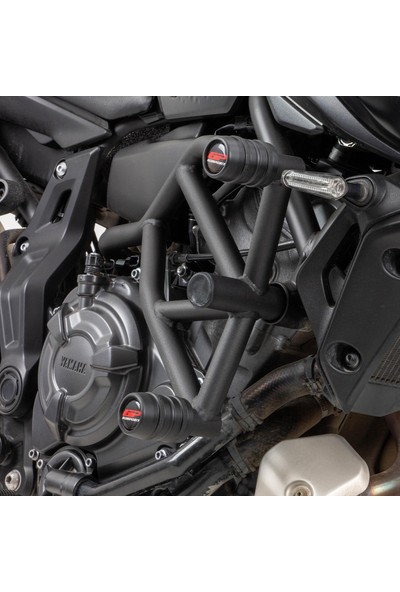 Gp Kompozit Yamaha Mt-07 2014-2021 Uyumlu Motor Koruma Demiri Siyah