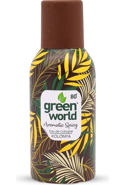 Green World Kolonya Aromatic Spicy Aerosol Sprey - 150 ml
