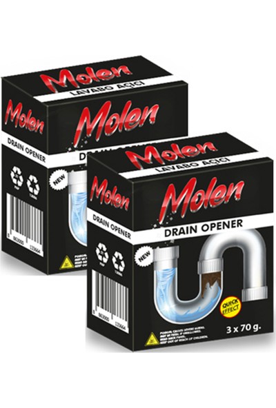 Molen Lavabo Açıcı 6 x 70 gr