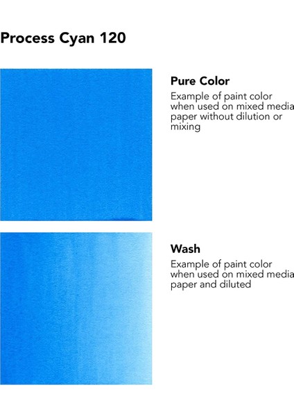 Fw Acrylic Ink NO:120 180ML Process Cyan