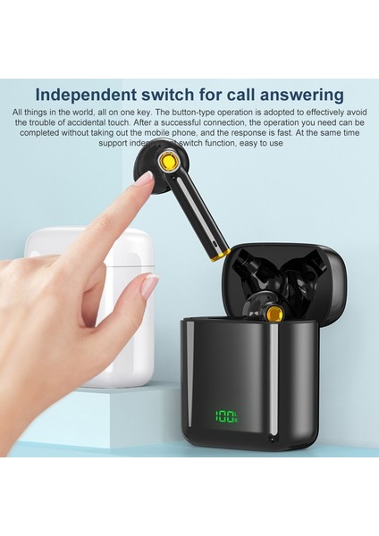 F730 Tws Ipx4 Su Geçirmez Dijital Ekran Yarı Kulak Içi Bluetooth Kulaklık(Yurt Dışından) fırsatları