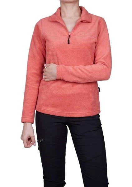 High Hill Kadın Polar Sweatshirt L Beden Kiremit