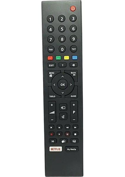 Grundig Smart LED Tv Televizyon Kumandası ARÇELİK BEKO ALTUS uyumlu Netflix Tuşlu