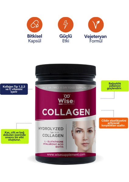 Beauty Collagen Powder TIP123 Vitamin C 300GR