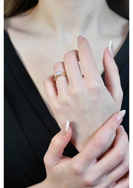 Tektaş Yüzük 14 Ayar A033959