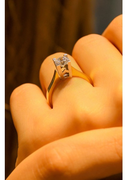 Tektaş Yüzük 14 Ayar ATS7892